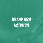 A brand new activity with an image of a young person holding a laser gun.